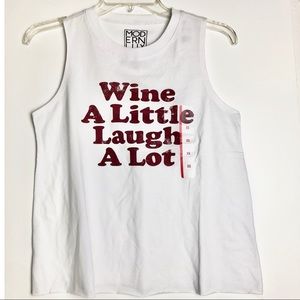 Women’s white Tank Top NWT Sz XS